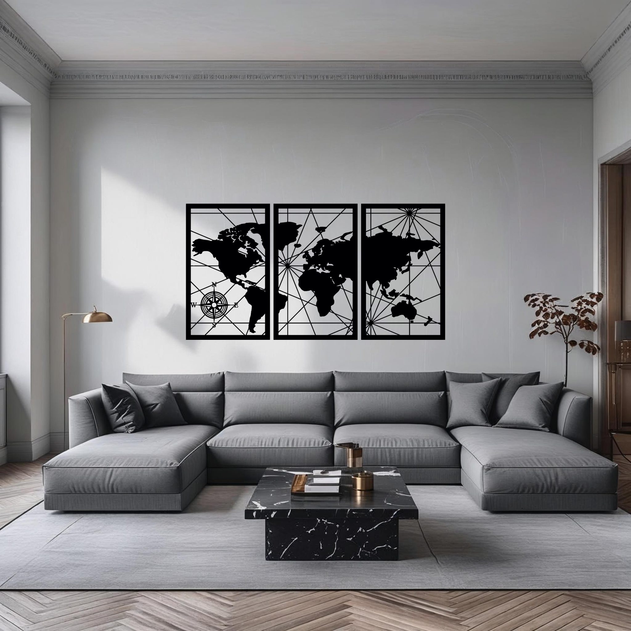 Wanddecoratie combineren met meubels: Populier, MDF of 2K