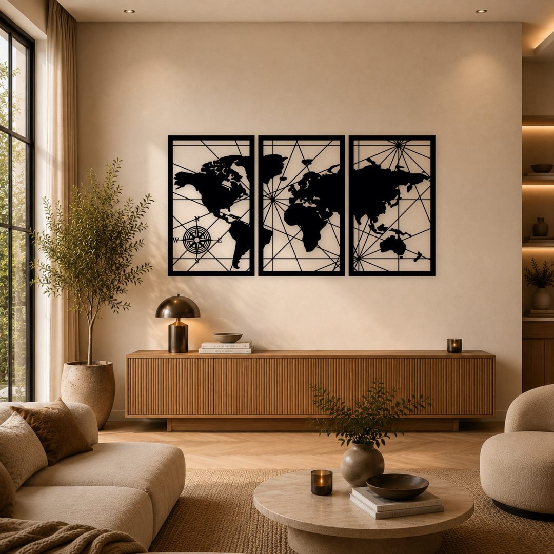 3-Delige Wanddecoratie